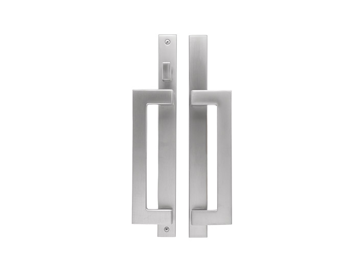 Sliding Door Handle – No key — Satin Brushed Nickel