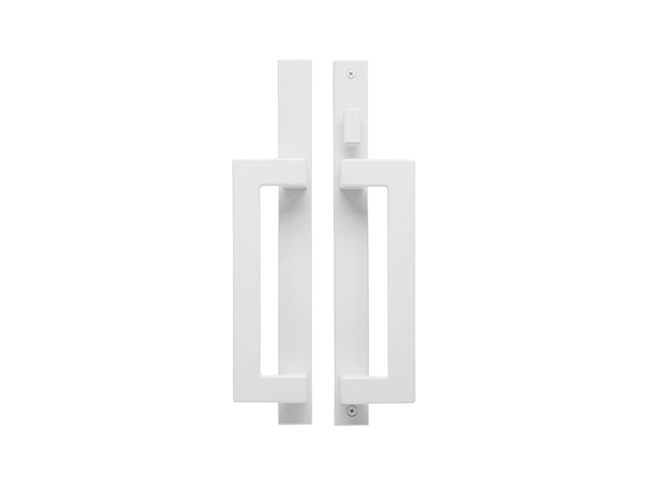 Sliding Door Handle – No key — White