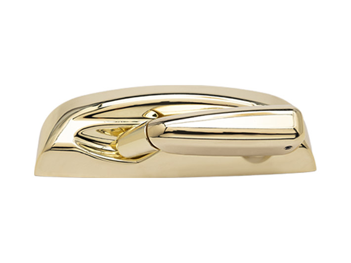 Casement Handle — Polished Brass