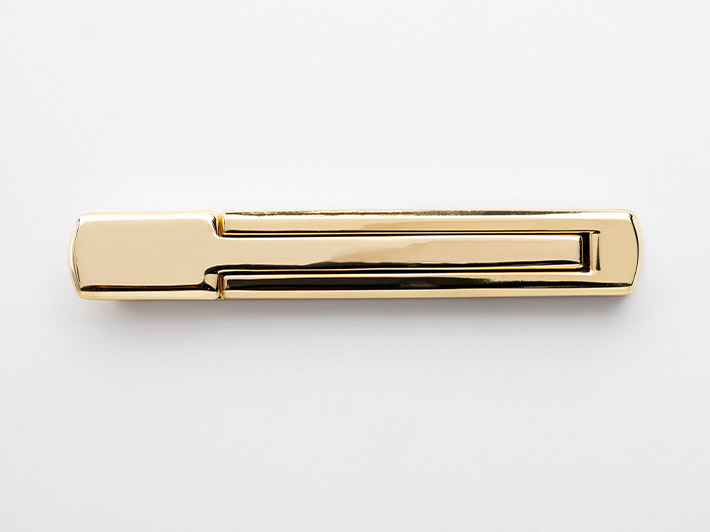 Lock Lever — Polished Brass