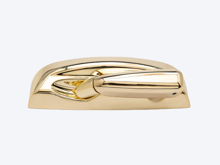 Casement Handle — Polished Brass
