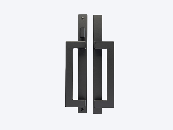 Sliding Door Handle – No key — Matte Black