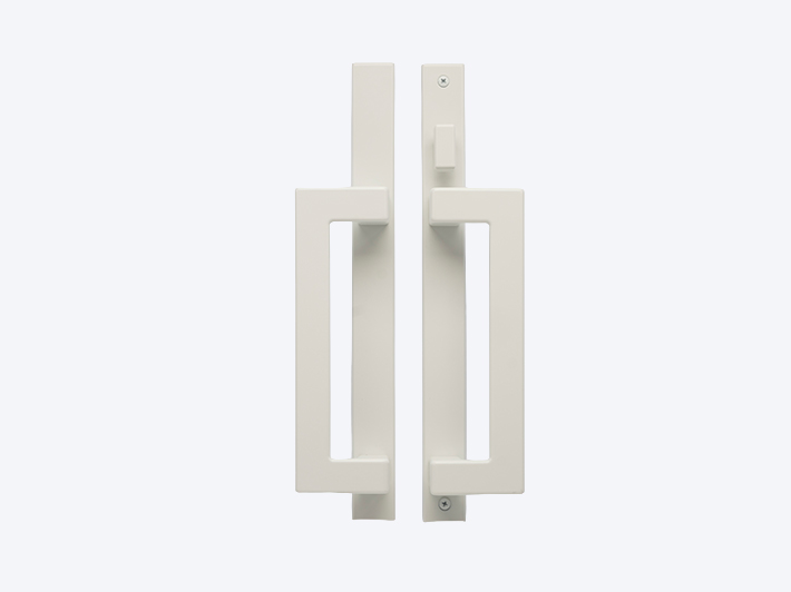 Sliding Door Handle – No key — White